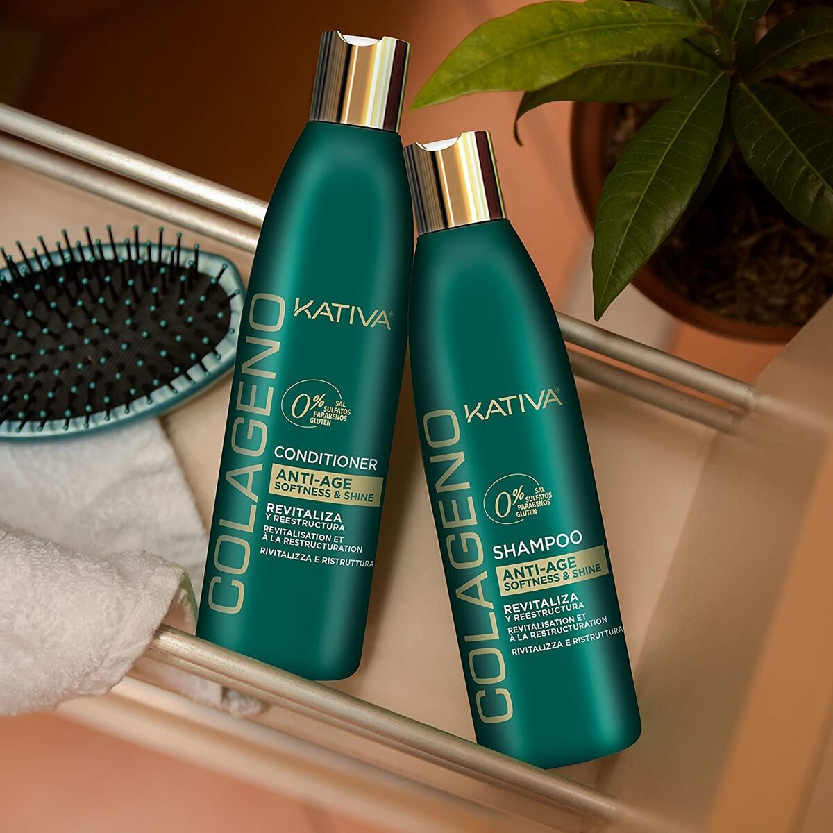Revitalising Conditioner Kativa Anti-Age 550 ml Collagen