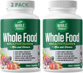 Whole Nature Whole Food Multivitamin for Men & Women-2Pack