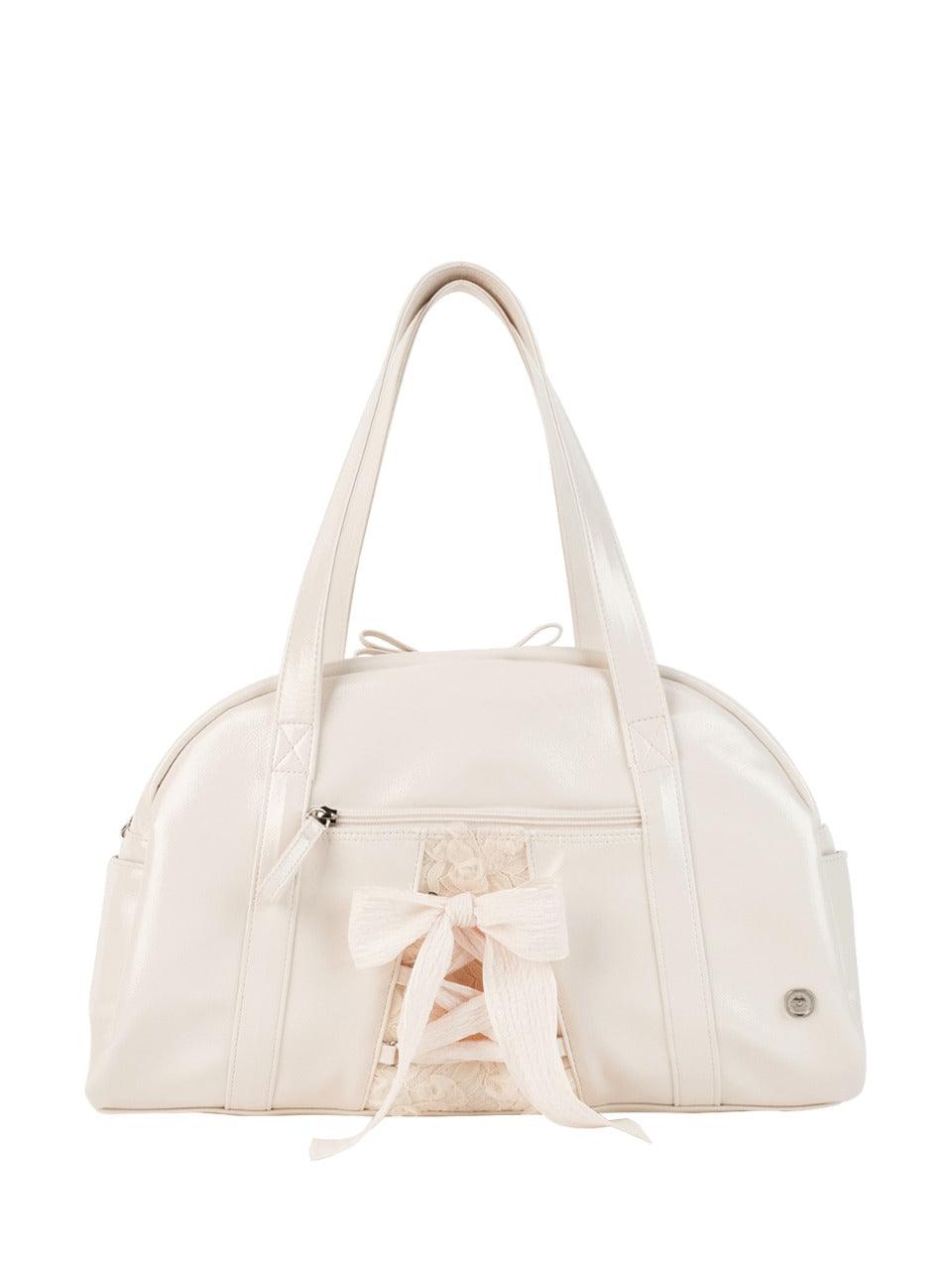 DAILY RIBBON GYM BAG_CREAM (Pre Order)