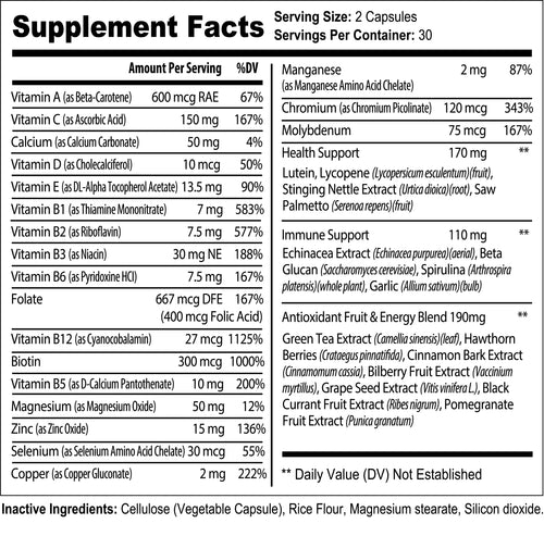 Complete Multivitamins For Men