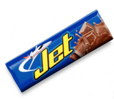 JET Milk Chocolate 12 Units. 144 grs. / 4.2 oz. - 2 Pack.
