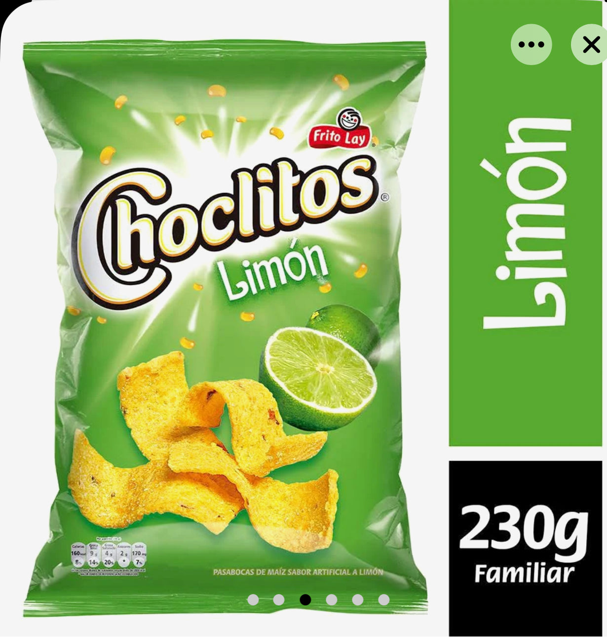 Choclitos de Limon  12-pack