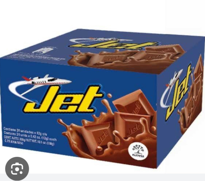 Chocolatina Jet Milk Chocolate - 24 Units Box -