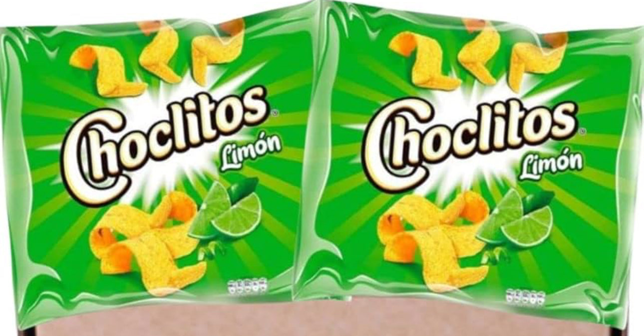 CHOCLITOS 2 PACK 12.                  Corn Chips Lime Flavor 2 PACK 12 Units