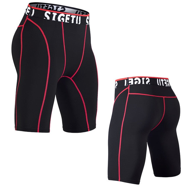 High Elastic GYM Shorts Men Dry Fit Running Shorts Football Phone Pocket Design Fitness Sport Shorts Workout Short Leggings