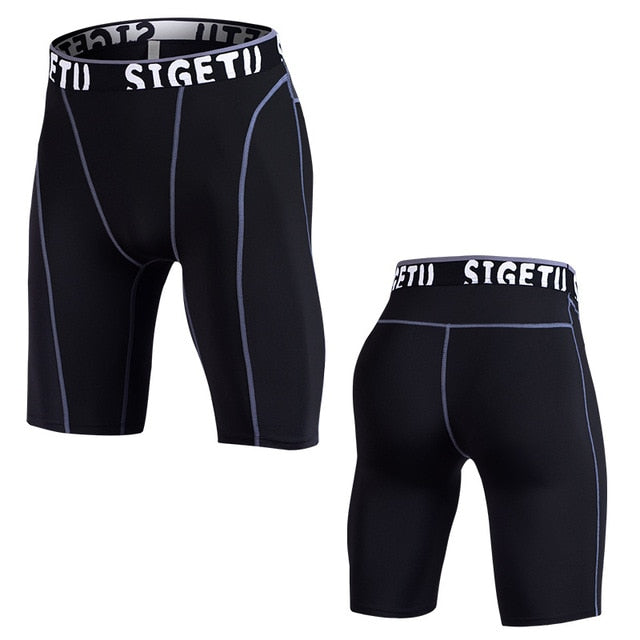 High Elastic GYM Shorts Men Dry Fit Running Shorts Football Phone Pocket Design Fitness Sport Shorts Workout Short Leggings