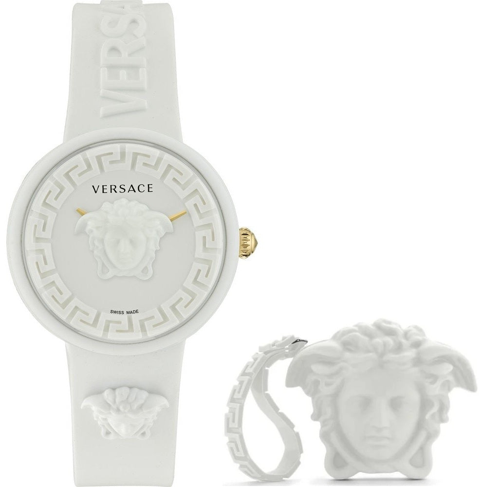 VERSACE Mod. MEDUSA POP + VERSACE WHITE SILICON PURSE