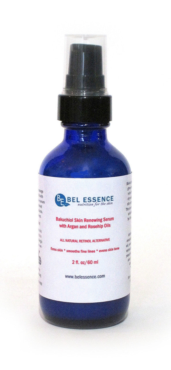 Bakuchiol Natural Retinol Serum With Argan, Avocado and Rosehip Oils - Reduce Wrinkles, Firm Skin, Youthful Glow  - 2 oz